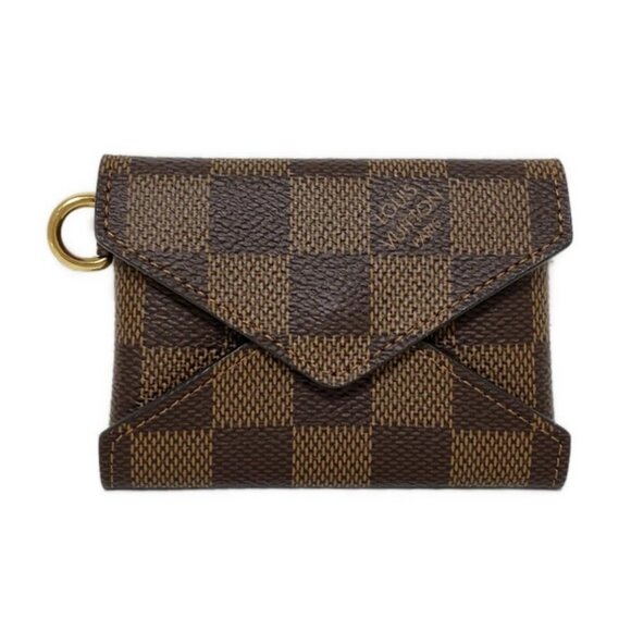 Auth LOUIS VUITTON Kirigamineckles. N60285 Ebene Damier - SN2199 Accessory Case - Picture 1 of 7